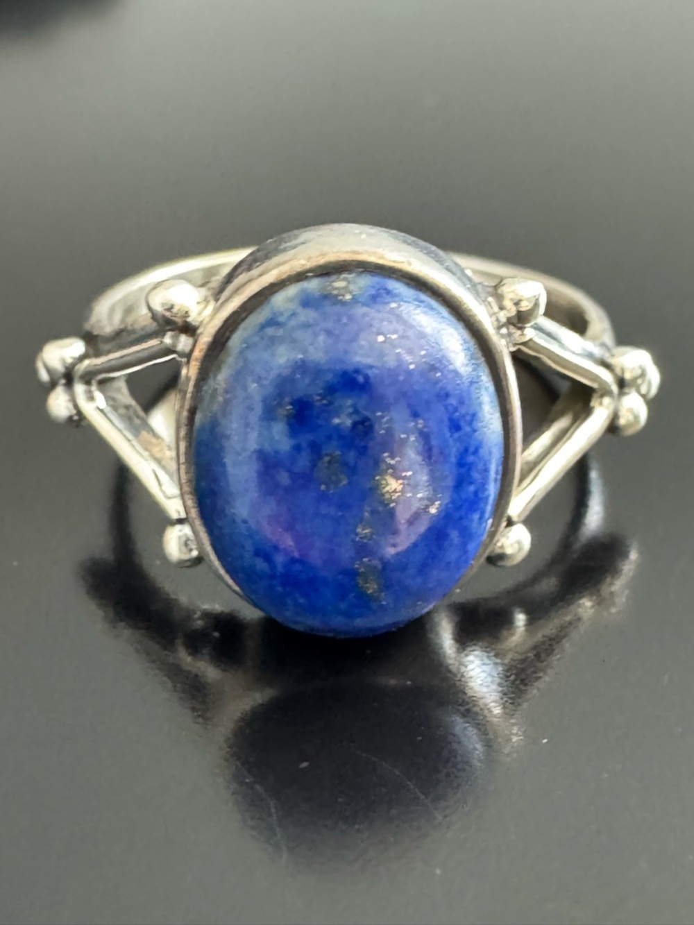Sterling Silver Lapis Lazuli Ring